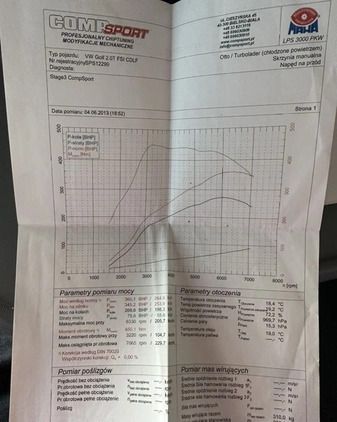 Volkswagen Golf cena 66500 przebieg: 181000, rok produkcji 2011 z Zakopane małe 137